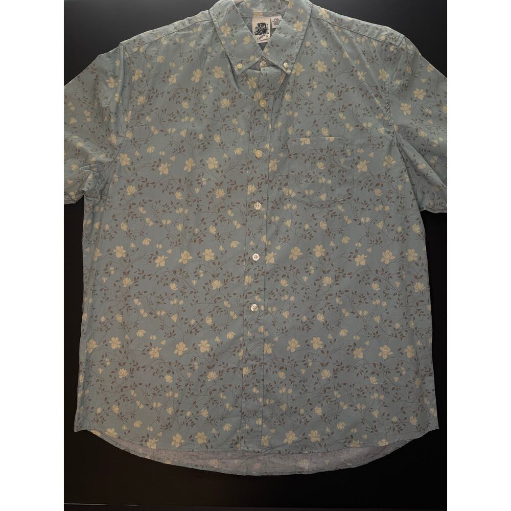 Kennington Ltd. Men’s Floral Button‑Up Shirt – XXL – 100% Cotton – Casual